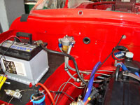 TVR - Un último detalle de la mecánica montada en el hueco de motor