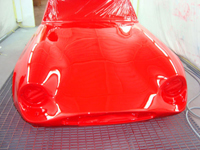 Rojo TVR original pintado con productos RM