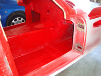 TVR - Interior del coche pintado